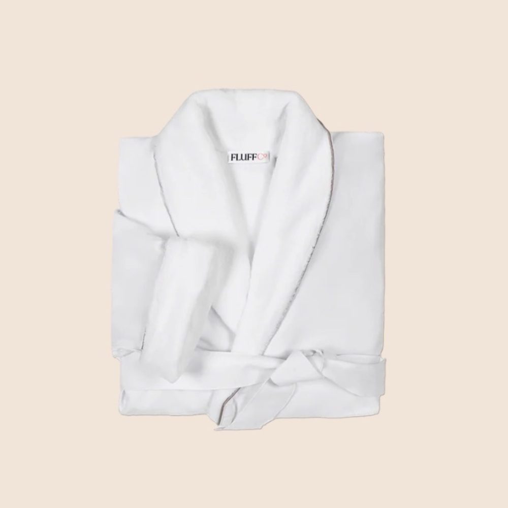 Fluffco Unisex Hotel Lounge Robe - Picture 3 of 5